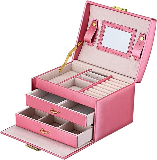 Seelux make-up-doos, sieradendoos, verkrijgbaar in