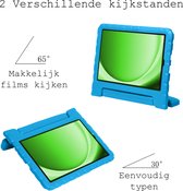 Hoesje Geschikt voor Samsung Galaxy Tab A9 Plus Hoesje Kinder Hoes Shockproof Cover Met Screenprotector - Kindvriendelijke Hoesje Geschikt voor Samsung Tab A9 Plus Hoes Kids Case - Blauw