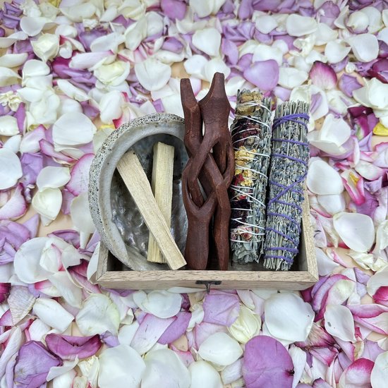 Palo santo wierook witte salie bundel set