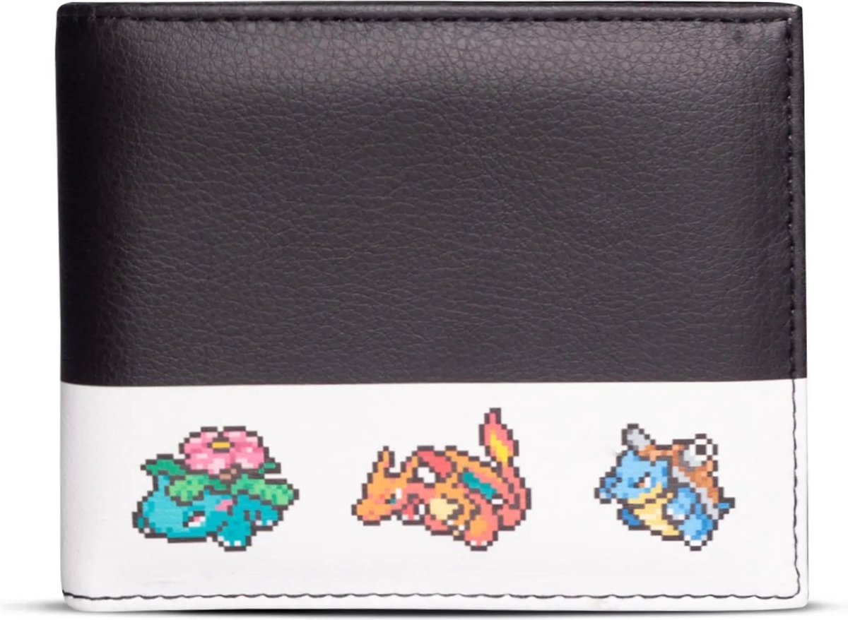 Pokémon - Bifold Portemonnee - Zwart - Venusaur Charizard Blastoise