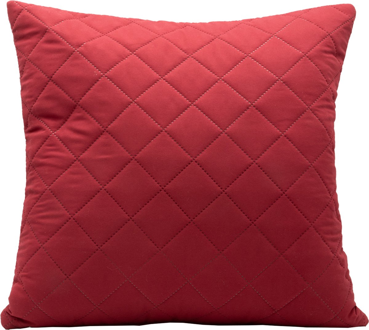 Belmarti® Sierkussen Duo inclusief binnenvulling 40x40cm - Rood - handgemaakt in eigen atelier - comfort en elegantie in elk interieur - Premium Belmarti® kwaliteit