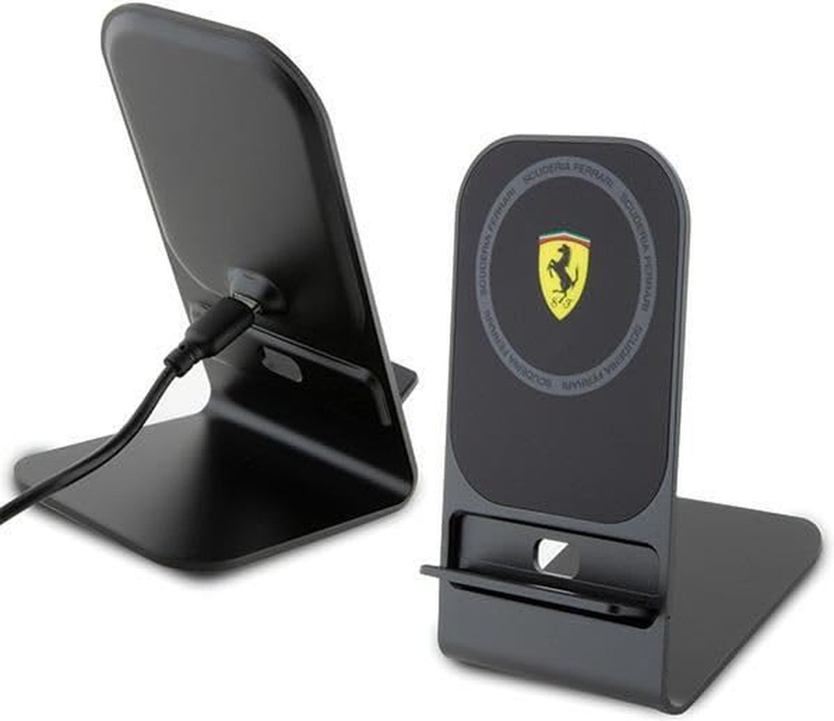 Ferrari Scuderia Draadloos Magnetisch Laadstation 15W (MagSafe Compatible) - Zwart