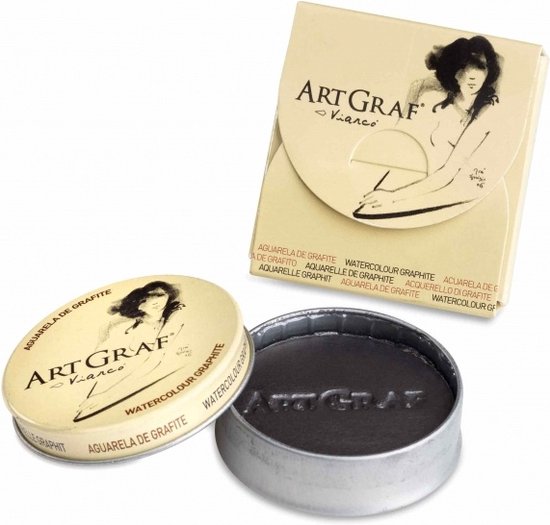 Foto: Artgraf grafiet aquarel 20 gram in blik