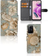 Hoesje geschikt voor Geschikt voor Xiaomi Redmi Note 12S Vintage Bird Flowers