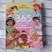 365 Kleur en spelletjesboek prinsessen, kleurboek