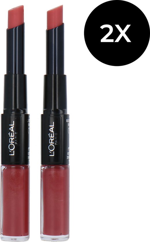 L'Oréal Infallible 24H 2 Step Lipstick - 312 Incessant Russet (2 stuks) - L’Oréal Paris