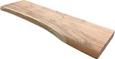 Acacia plank massief boomstam 60 x 20 cm - Houten planken voor muur - Houten plank - boomstam - Boomstam plank - Wandplank hout - Wand plank