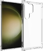 iMoshion Hoesje Geschikt voor Samsung Galaxy S24 Ultra Hoesje Siliconen - iMoshion Shockproof Case - Transparant