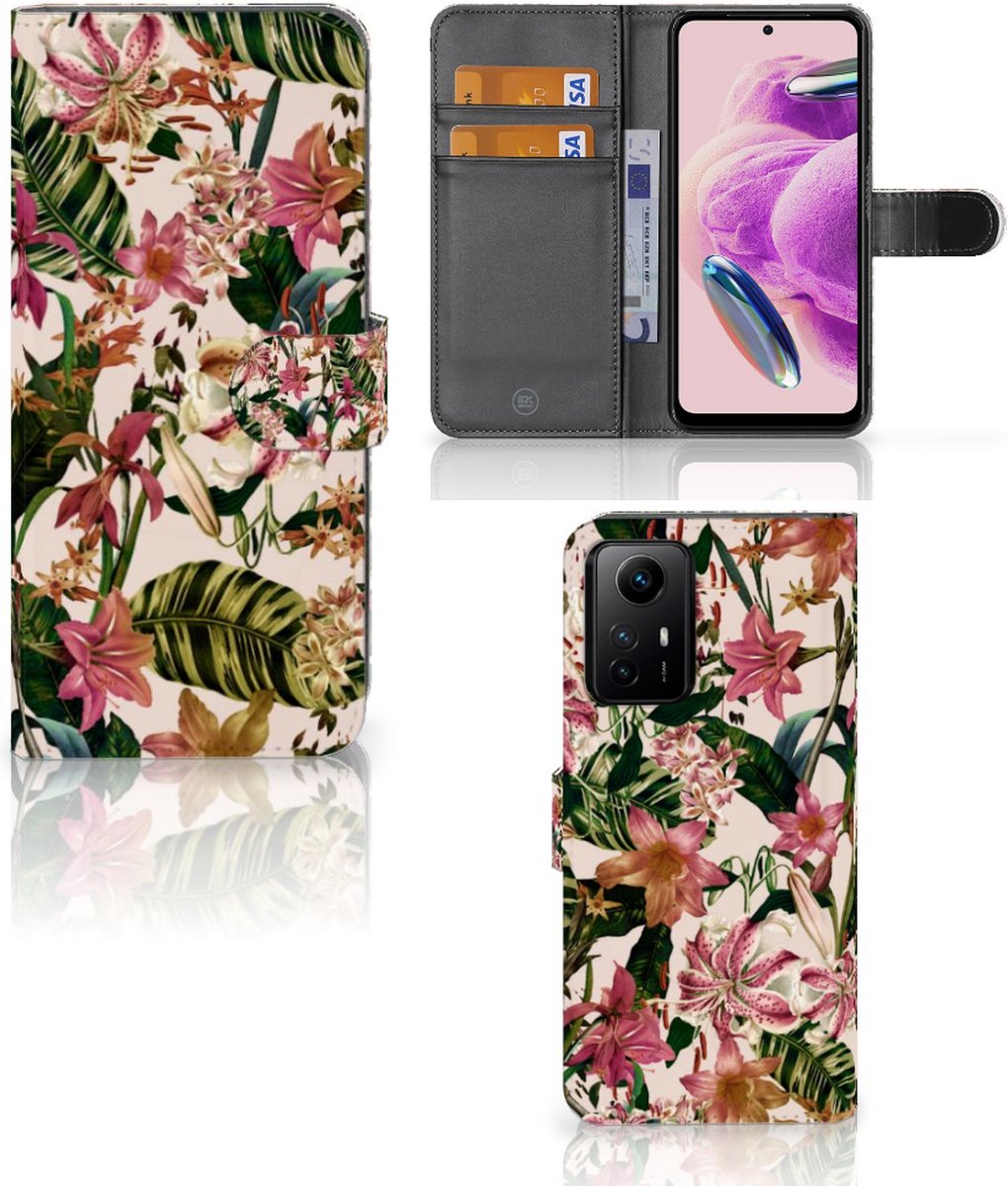 Xiaomi Redmi Note 12S Hoesje Flowers