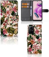 GSM Hoesje Geschikt voor Xiaomi Redmi Note 12S Fotohoesje ontwerpen Flowers
