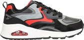 Skechers Uno Gen1 - Color Surge Jongens Sneakers - Zwart/Rood - Maat 31
