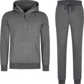 Mario Russo Trainingspak Achilles - Huispak - Joggingpak - Hoodie - Antraciet - M