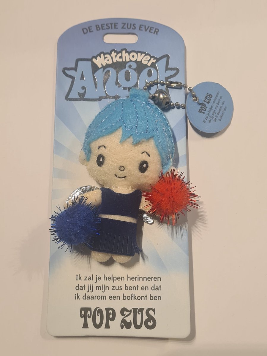 Watchover Angels "Top Zus" Sleutelhanger / Gelukspoppetje
