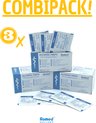 Lingettes alcoolisées Romed - Paquet de 3 - 3x 100 pièces - Lingettes désinfectantes pour tampons Alcohol