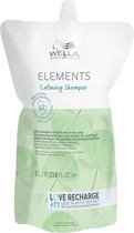 Wella Elements Calming Shampoo Refill 1000 ml - Normale shampoo vrouwen - Voor Alle haartypes
