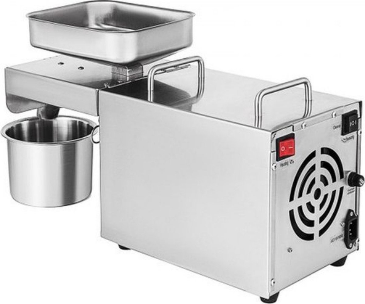 Velox Oliepersmachine Koude en Warme Pers 610 W Thuisgebruik Notenmaler Olie Persmachine