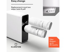 Klarstein RO-systeem vervangingsfilter voor leidingwater, filter voor omgekeerde osmose filtersysteem, 24 maanden houdbaar, compatibel met PureLine 600 GPD, 1x onder de gootsteen waterfilterpatroon, RO-membraan