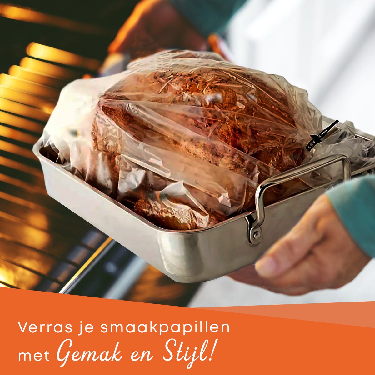 YUGN 40 Braadzakken Voor in de Oven – Braadzak 40 stuks – 2-in-1 Oven En Magnetron YUGN 40 Braadzakken Voor in de Oven – Braadzak 40 stuks – 2-in-1 Oven En Magnetron