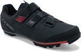 CUBE Chaussures de cyclisme VTT Peak - Chaussures de sport - Avec Velcro - Zwart/ Rouge - Taille 44