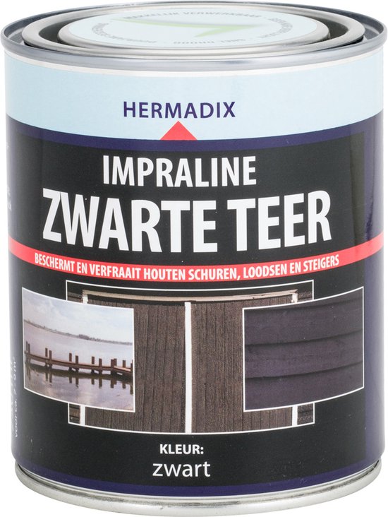 Hermadix Impraline Zwarte Teer - 0,75 liter
