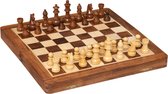 Jeu d'échecs de luxe Atmosphera Laney - 30,5 x 30,5 cm - Bois d'acacia