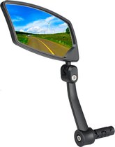 Bar End Bicycle Mirror High Definition Convex Scratch Resistant Glass Lens E-Bike Mirror Safe Rear View Mirror