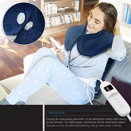 Warmtekussen voor Rug, Schouders, Nek met Automatische Uitschakeling, 9 ...
