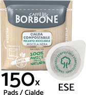 Caffè Borbone Nera - Dosettes de café ESE - 150 pièces - Espresso italien - ESE Portions - Pour les amateurs de café