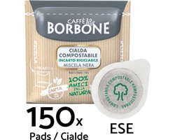 Caffè Borbone Nera - ESE Koffiepads - 150 stuks - Italiaanse Espresso - E.S.E. Servings - Voor koffieliefhebbers Caffè Borbone Nera - ESE Koffiepads - 150 stuks - Italiaanse Espresso - E.S.E. Servings - Voor koffieliefhebbers