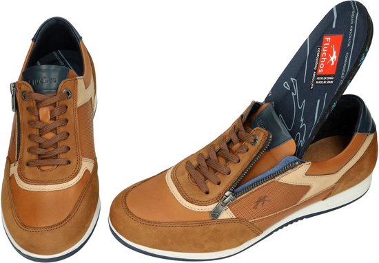 Fluchos -Heren cognac/caramel sneakers maat 43 bol - Main Image