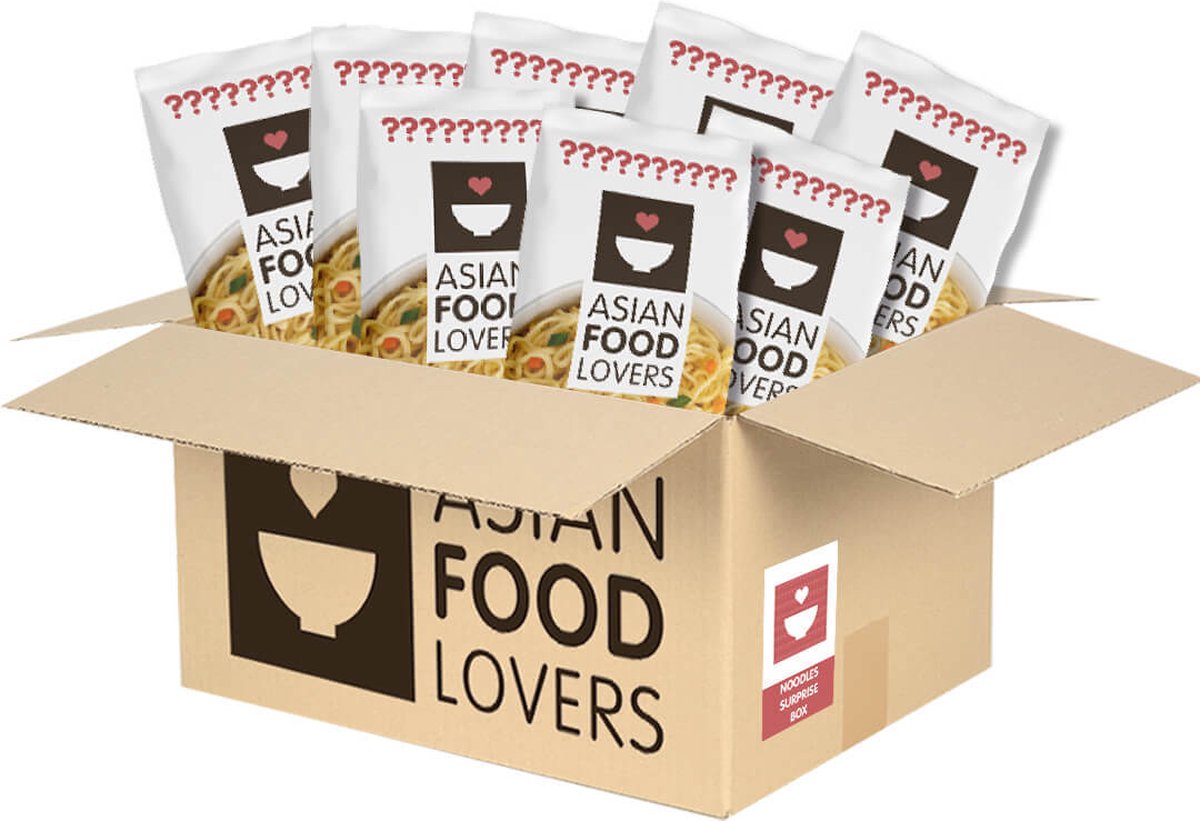 Noodle Surprise Box - Ontdekkingsreis door Aziatische Noedels - Inclusief Variërende Selectie – Ideaal voor Noedelliefhebbers