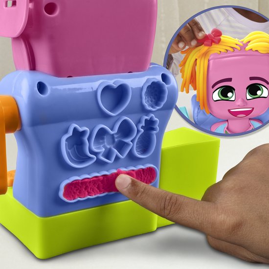 Play-Doh Haarsalon Speelset - Boetseerklei - Inclusief 6 Play-Doh potjes - Knutselen voor kinderen