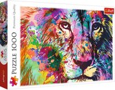 Trefl - Puzzles - "1000" - Colorful Lion