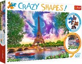 Trefl - Puzzles - "600 Crazy Shapes" - Sky over Paris