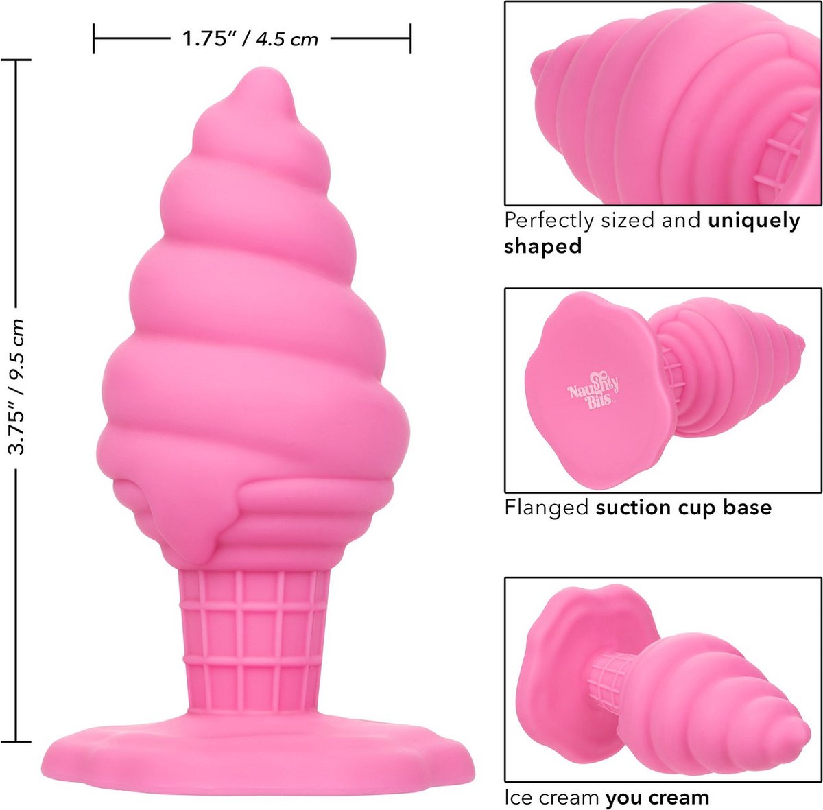 Goedkoopste Yum Bum Ice Cone Butt Plug