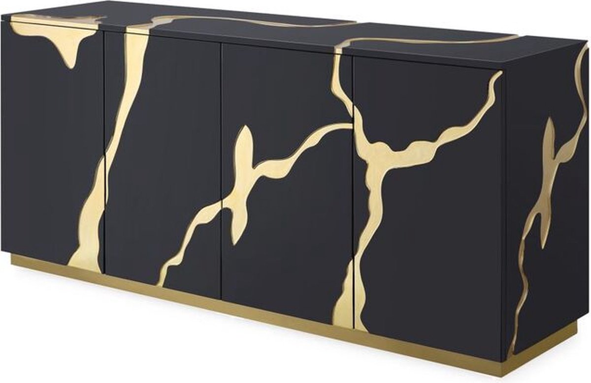 Kare Dressoir Cracked Black Gold