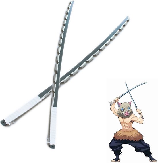 Épée en métal Demon Slayer Cosplay, Katana Samurai Anime, acier