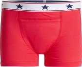 UnderWunder jongens boxer – absorberend ondergoed - oefenbroekjes broekplassen - Rood maat 104 (set van 2)