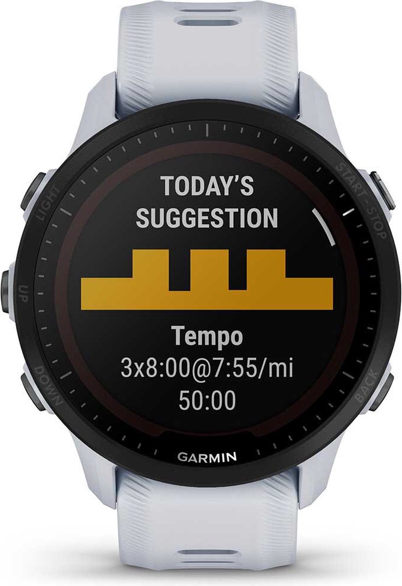 Afbeelding 3 van Garmin Forerunner 955 Solar Sporthorloge Wit