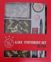 Ajax Stationery Set - Schrijfwaren set - 20-DELIG - Washi Tapes - Notitieboekje - Potloden - Papierklemmen - Pen - Gum - Sticky Notes