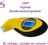 S4D® - Digitale Bandenspanningsmeter - Bandendrukmeter - Ga Veilig Op Weg - Doe De Bandencheck