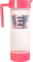 Teami Thee-/Waterkan 1.8L - Lifestyle Pitcher - Voor Detox thee & fruitwater - 1,8 liter - Roze