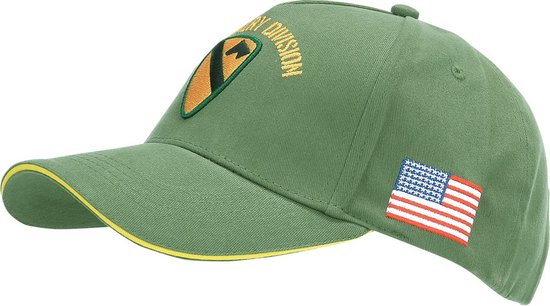 Fostex Garments - Baseball cap US Cavalry WWII 3D (kleur: Groen / maat: NVT)