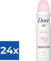 Dove Deospray - Soft Feel 150 ml - Voordeelverpakking 24 stuks