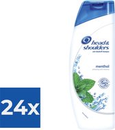 Head & Shoulders Menthol Fresh Shampoo 200 ML - Voordeelverpakking 24 stuks
