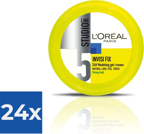L'Oréal Paris Studio Line Invisi Fix 24H Modeling Gel - 150 ml - Strong Hold - Voordeelverpakking 24 stuks