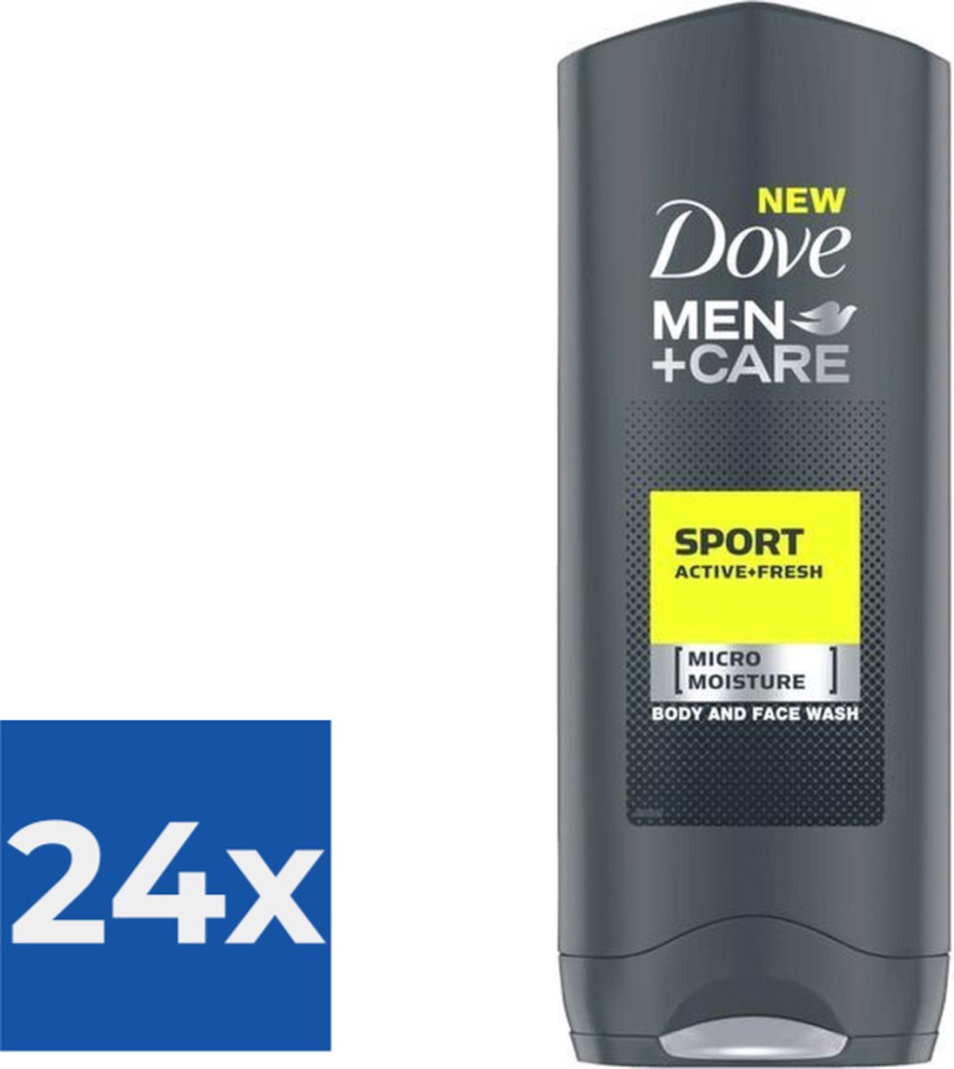 Dove Men+Care Douchegel Sport Active Fresh 250 ml - Voordeelverpakking 24 stuks