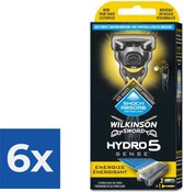 Wilkinson Hydro 5 Scheermesjes Sense - 2 Scheermesjes + houder - Voordeelverpakking 6 stuks