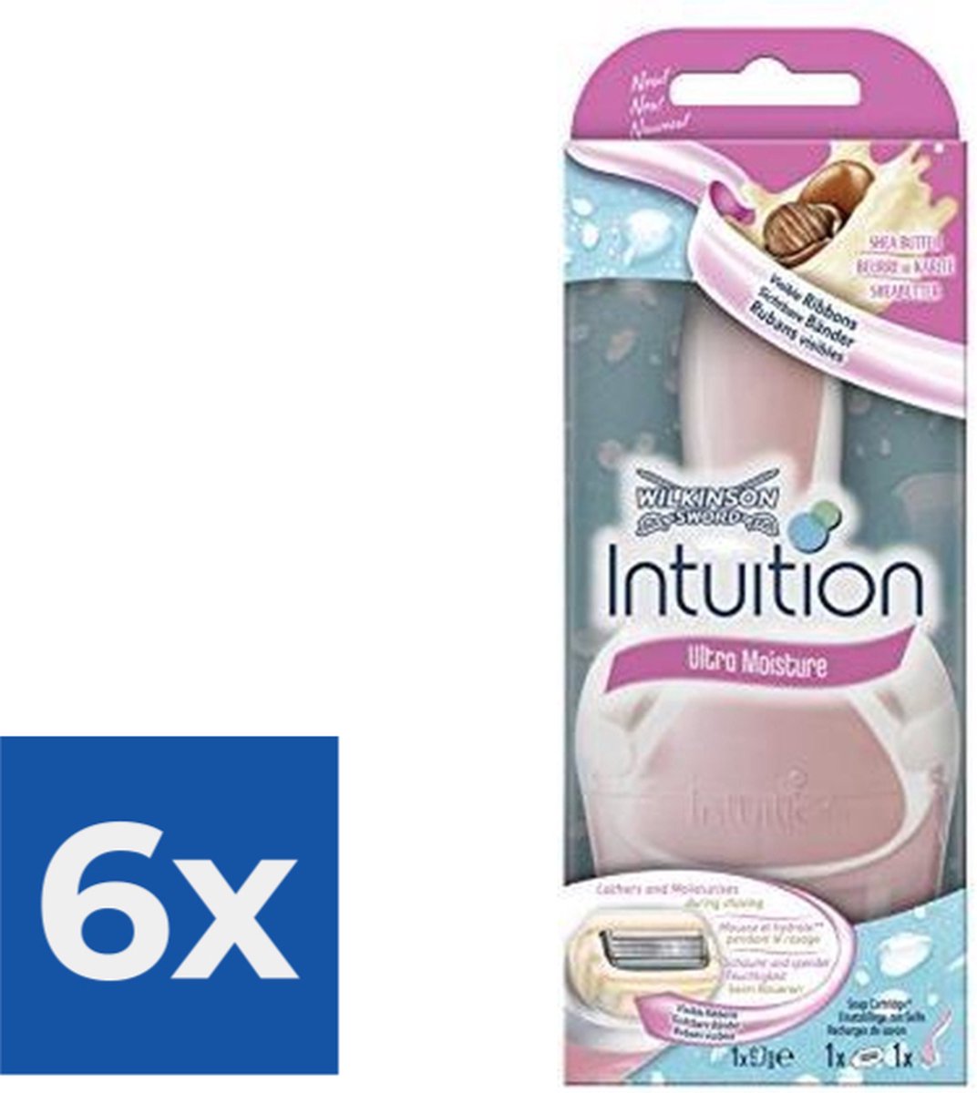 Wilkinson Sword Intuition Ultra Moisture Razor - Voordeelverpakking 6 stuks