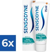 Sensodyne Tandpasta Deep Clean Gel 75 ml - Voordeelverpakking 6 stuks